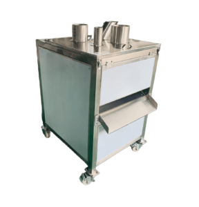 Industrial slicer for slicing fruit into chips STvega Hor Slicer H500
